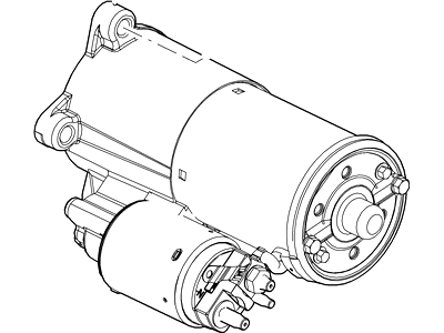 Ford F53 Stripped Chassis Starter - DU2Z-11V002-CRM