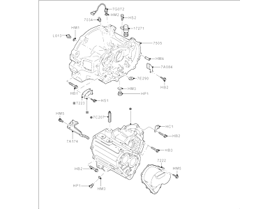 Ford 3L8Z-7003-AA Transmission Assembly