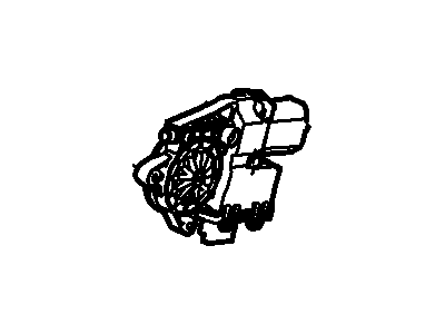 Lincoln Zephyr Power Window Motor - 6E5Z-5423394-AA