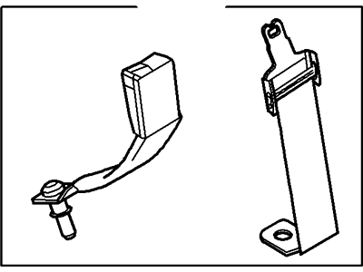 2003 Ford Expedition Seat Belt - 2L1Z-78611B60-AAD