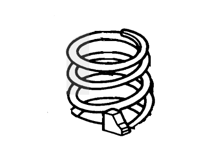 1994 Lincoln Town Car Coil Springs - F4AZ-5310-E