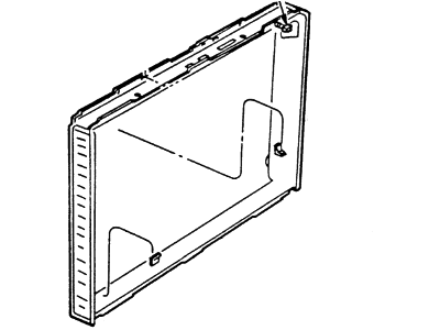 1987 Ford Taurus Radiator - E8DZ-8005-B