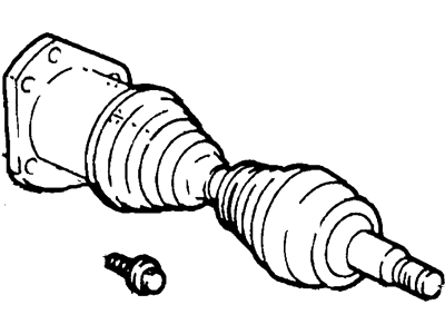 Ford XL5Z4K138AA Shaft Assembly