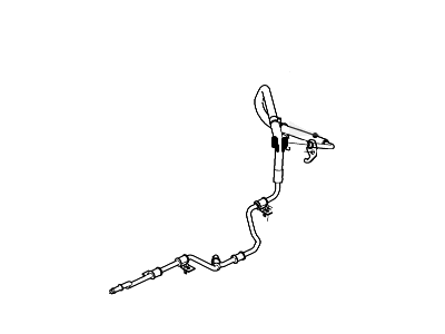 2006 Ford Freestyle Power Steering Hose - 5F9Z-3A713-A