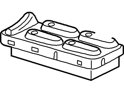 Ford 1L2Z-14529-AA Switch - Window Control - Double