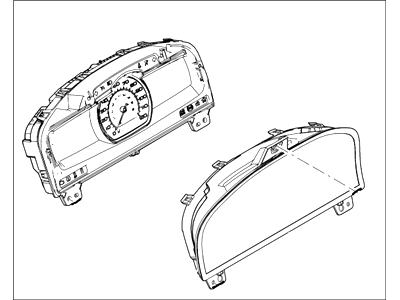 Mercury Milan Instrument Cluster - AE5Z-10849-LA