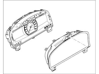 2011 Mercury Milan Instrument Cluster - BE5Z-10849-BB