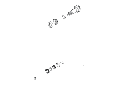 Ford 8L2Z-4209-A Gear And Pinion Assembly - Driving