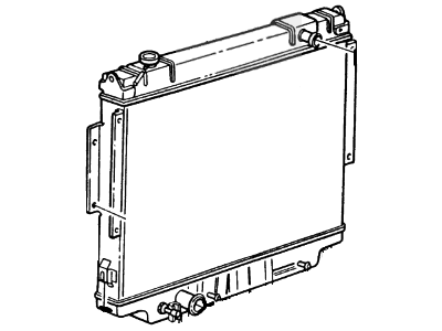 1990 Ford F Super Duty Radiator - F2TZ-8005-Y