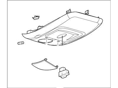 Ford 1L2Z-78519A70-DAC Console Assembly - Overhead