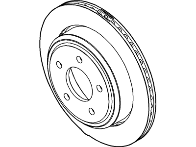 Ford AL5Z-2C026-A Rotor Assembly - Brake