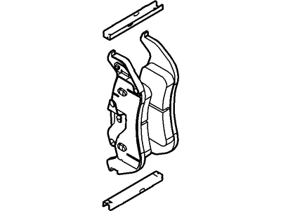 2011 Ford Ranger Brake Pads - BL5Z-2200-A