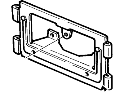 Ford E6AZ-17A385-A License Plate Attaching Kit