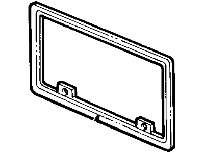 Mercury Topaz License Plate - E2AZ-17A387-A