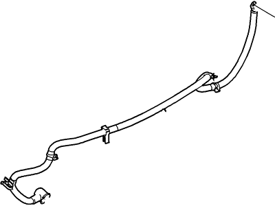 Ford 8S4Z-14300-AH Battery To Starter Motor Cable