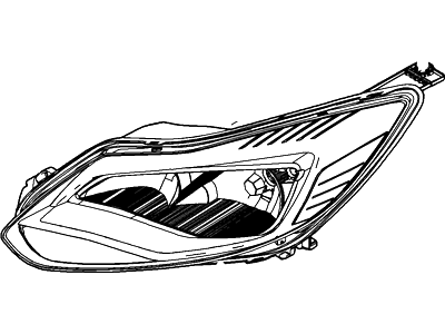 Ford Focus Headlight - BM5Z-13008-MCP