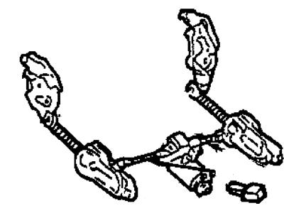 Ford F8RZ63618C72AA Cable Seat Track Adjust