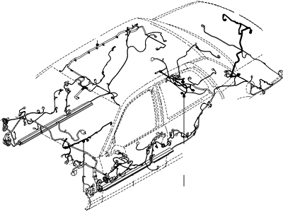 Ford 9W7Z-14334-EA Wiring Assembly