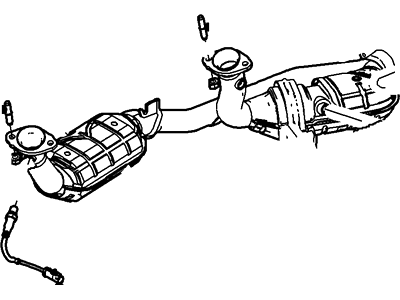Ford Freestar Catalytic Converter - 3F2Z-5F250-EB