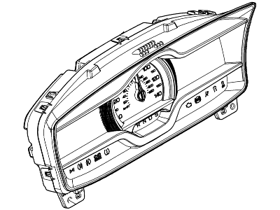 Lincoln MKS Instrument Cluster - DA5Z-10849-AA