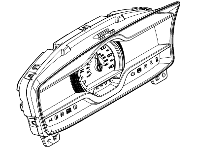 Lincoln MKS Instrument Cluster - EA5Z-10849-CA