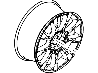 Ford 9H6Z-1007-B Wheel Assembly