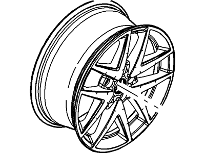 2012 Lincoln MKZ Spare Wheel - 9E5Z-1007-B