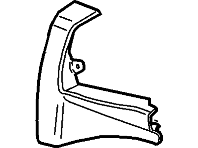 Ford 4L5Z-1367518-AAA Cover - Rear Seat Heel Board