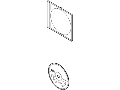 Ford 9G1Z-10E987-C Disc - Navigation Map