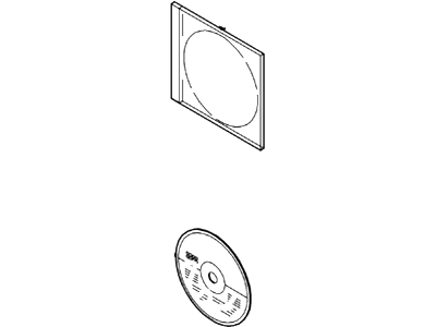 Ford 9G1Z-10E987-BA Disc - Navigation Map