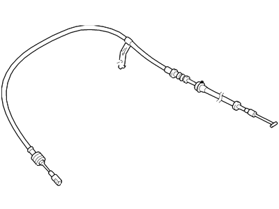 Ford 5L8Z-9A758-AA Throttle Control Cable Assembly