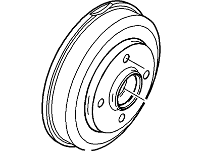 Ford Brake Drum - 2U2Z-1V126-AB