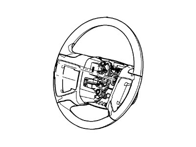 Ford 9M6Z-3600-AB Steering Wheel Assembly