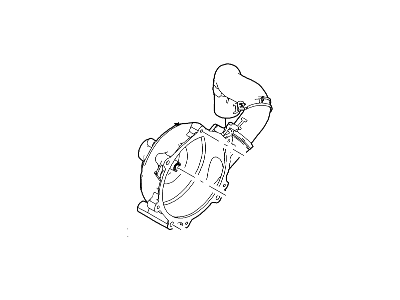 2006 Ford Freestyle Water Pump - 5F9Z-8501-BB
