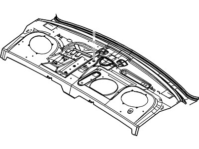 Ford 5W7Z-5446506-AA Panel Assembly - Package Tray