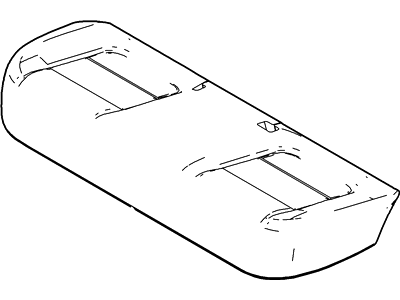 Ford 8T5Z-5463804-AA Rear Seat Cushion Cover Assembly