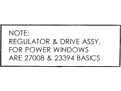 Ford F-150 Power Window Motor - F6TZ-15233V94-AARM