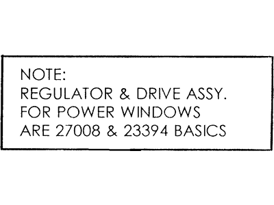 1994 Ford F-350 Power Window Motor - F6TZ-35233V95-AARM