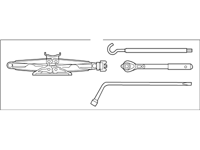 Ford F3VY-17080-B Jack Assembly - Lifting