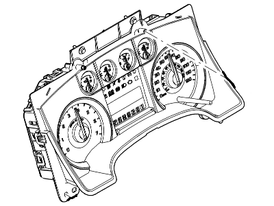 Lincoln Mark LT Instrument Cluster - AL3Z-10849-JA