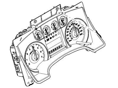 Ford EL3Z-10849-AA Instrument Cluster