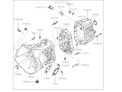 2006 Ford F-450 Super Duty Transmission Assembly - 6C3Z-7003-EA