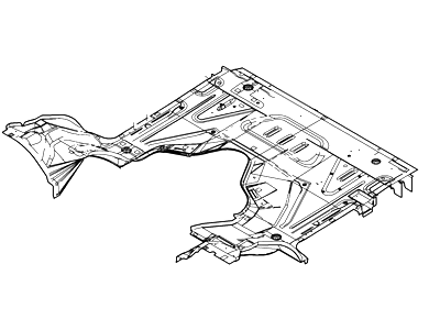 2006 Ford E-350/E-350 Super Duty Floor Pan - 6C2Z-1511135-AA