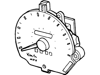 Ford Escort Instrument Cluster - F8CZ-17255-AA