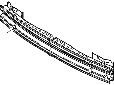 Ford 5R3Z-17757-AA Bumper Assembly - Front