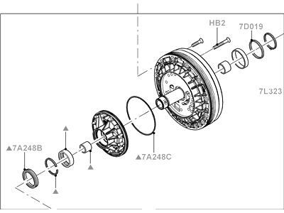 Ford Mustang Oil Pump - BL3Z-7A103-A