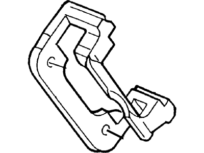 Ford Contour Brake Caliper Bracket - F5RZ2B582A