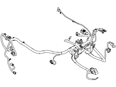 Ford Battery Cable - DA8Z-14300-DA