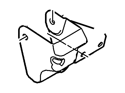 Mercury Mariner Motor And Transmission Mount - 5L8Z-6A023-BA