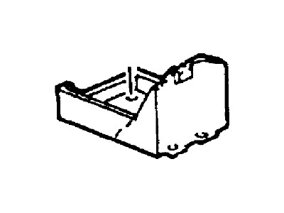 Ford F8DZ-10732-AA Tray Assembly - Battery